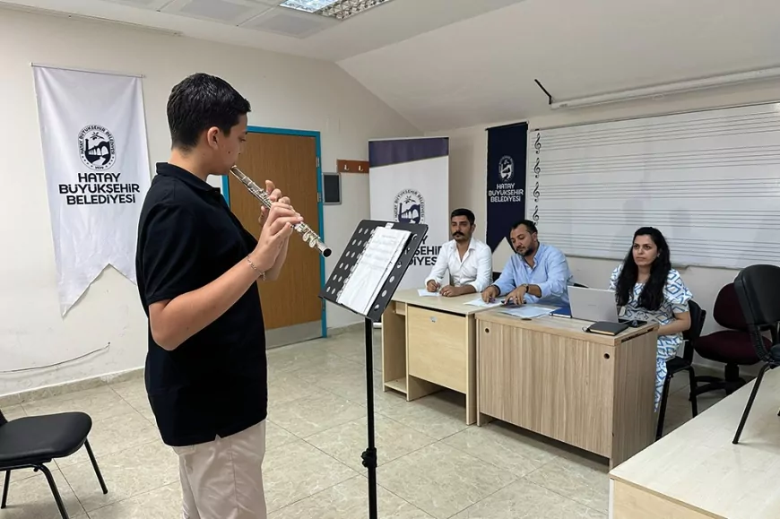 Hatay Büyükşehir Belediyesi Kültür Sanat Akademisi İçin Öğrenci Seçmeleri Tamamlandı