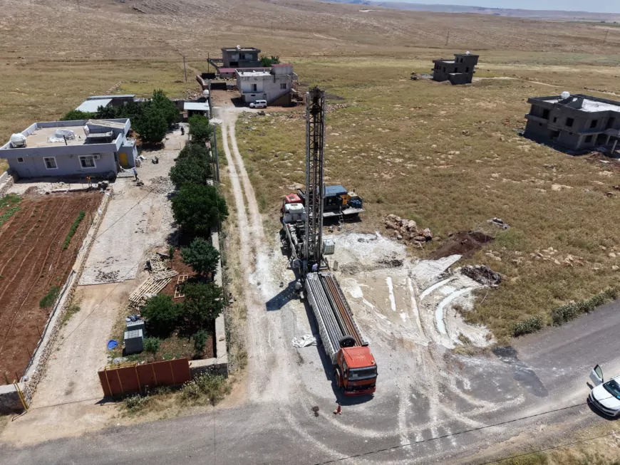 Artuklu'da Eryeri Mahallesi'nin İçme Suyu Kapasitesi Yeni Sondaj Kuyusuyla Artırıldı