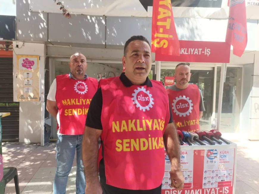 DİSK Nakliyat-İş Eskişehir Şube Başkanı Ali Özçelik: “Eskişehir halkını Küba’ya yönelik ambargo ve ablukaya karşı imza kampanyasına destek vermeye davet ediyoruz”