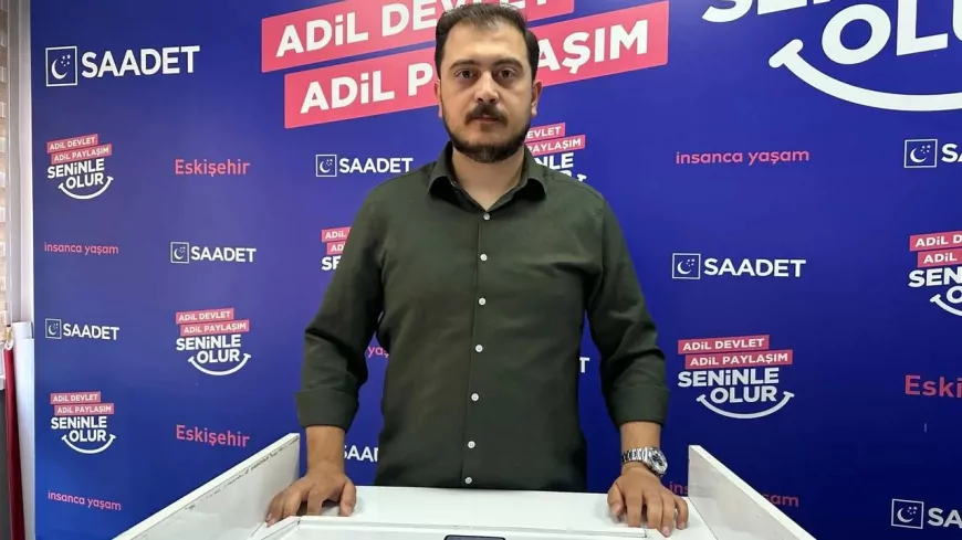 Saadet Partisi Eskişehir İl Gençlik Kolları Başkanı Mücahit Ateş: “Adaletin Olmadığı Yerde Ekonominin, Ahlakın Olmadığı Yerde Güvenliğin Tesisi Mümkün Değildir”