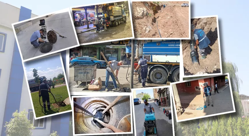 Diyarbakır Büyükşehir Belediyesi DİSKİ, Bir Haftada 329 Vidanjör Müdahalesi ve 2 Bin 100 Metre Yeni Kanalizasyon Hattı İmalatı Gerçekleştirdi