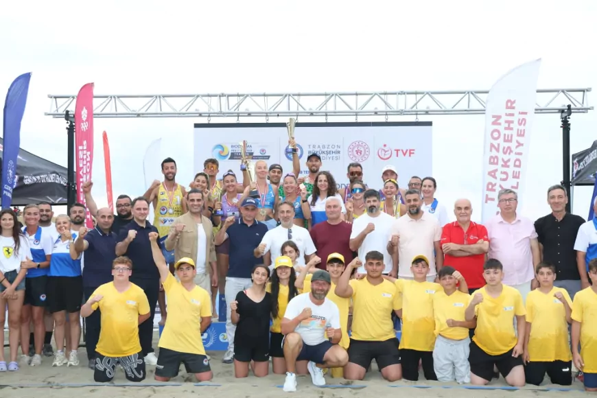 Trabzon Yalıncak Plajı'nda düzenlenen uluslararası Pro Beach etabı nefes kesen finallerle tamamlandı