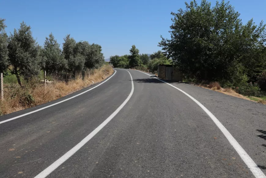 Hatay Büyükşehir Belediyesi Bintaş Mahallesi'ni E5 Kara Yolu'na Bağlayan Güzergâhta Beton Asfalt Çalışmasını Tamamladı