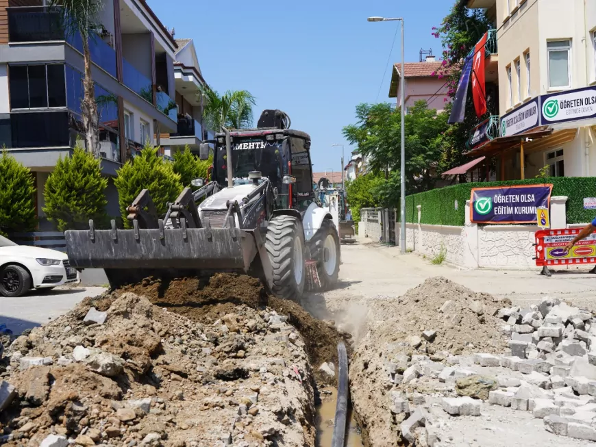 Muğla Büyükşehir Belediyesi Fethiye Kesikkapı'da İçme Suyu Hatlarını Yeniliyor Basınç Sorunu ve Sık Arızalar Sona Eriyor