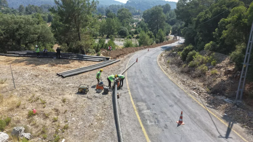 MUSKİ Fethiye Gökçeovacık’taki 3 Bin Metrelik İçme Suyu Ana Hattını Yeniliyor, 3 Mahalle Kesintisiz Suya Kavuşacak