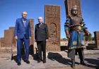 Cumhurbaşkanı Erdoğan ve MHP Genel Başkanı Dr. Devlet Bahçeli Ahlat’ta Selçuklu Meydan Mezarlığı’nı ziyaret etti
