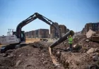 DİSKİ Oğlaklı TOKİ konutlarında taşkın riskini azaltacak yeni by-pass hattını tamamladı