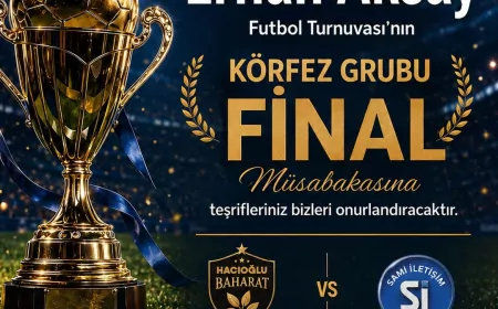 Hatay'da 38. Geleneksel Erhan Aksay Futbol Turnuvası Körfez Grubu'nda şampiyon final maçının ardından belli olacak