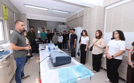 Hatay Büyükşehir Belediyesi Stajyer Öğrencileri Karaçay İçme Suyu Arıtma Tesisinde Suyun Yolculuğunu Yerinde İnceledi