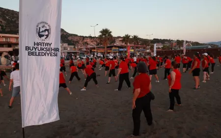 Hatay Büyükşehir Belediyesi Her Yaştan Vatandaşı Sabah Sporu Etkinlikleriyle Sağlıklı Yaşama Teşvik Ediyor