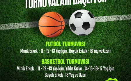 Tokat Belediyesi Mahalle Maçı Futbol ve Sokak Basketbolu Turnuvaları İçin Başvuruları Başlattı