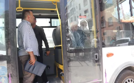 Şanlıurfa'da Toplu Taşımada Klima Denetimleri Sıklaştırıldı Kurallara Uymayan Sürücülere Ceza Uygulandı