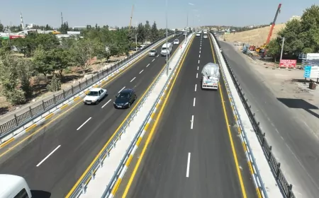 Şanlıurfa Büyükşehir Belediyesi Evren Sanayi Sitesi 2. Giriş Katlı Köprülü Kavşağı'nı 3,5 Ayda Tamamlayarak Araç Trafiğine Açtı