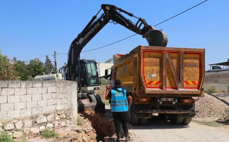 Hatay Büyükşehir Belediyesi HATSU Batı Ayrancı Mahallesi'nde içme suyu altyapısını modern sistemle yeniliyor
