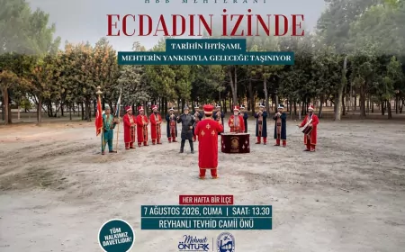Hatay Büyükşehir Belediyesi Reyhanlı’da “HBB Mehteranı Ecdadın İzinde” Programıyla Vatandaşları Tarihin Ezgileriyle Buluşturacak