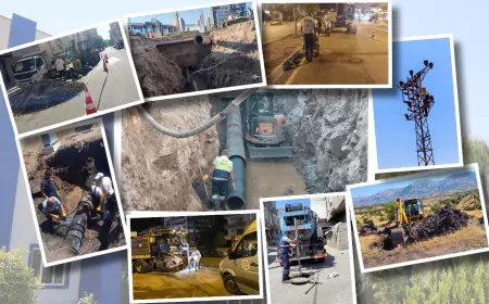 DİSKİ, Diyarbakır kent merkezi ve 13 kırsal ilçede altyapı çalışmalarını sürdürdü