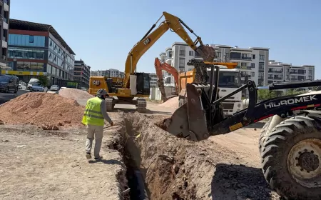 DİSKİ, Şeyh Şamil Mahallesi’nde 2 bin 500 metrelik kanalizasyon hattını tamamlayarak şebekeye bağladı
