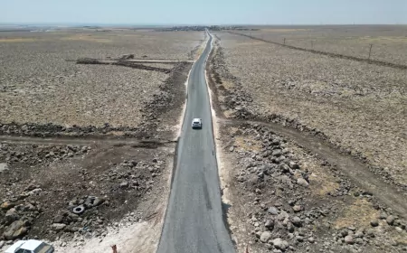 Şanlıurfa’da Bahtiyar, Yuvalıca ve Göncük güzergâhındaki 8 kilometrelik yol yenilendi