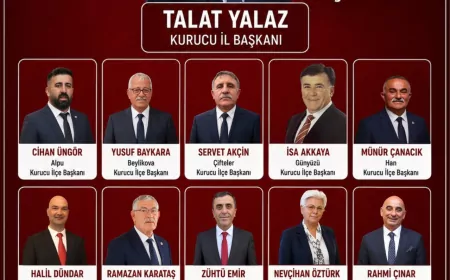 YENİ Parti Eskişehir’de kurucu il ve ilçe başkanlarıyla teşkilatlanma çalışmalarına başladı