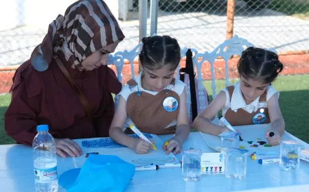 Sivrihisar’da çocuklar ve ebeveynler su tasarrufu için aynı atölyede buluştu