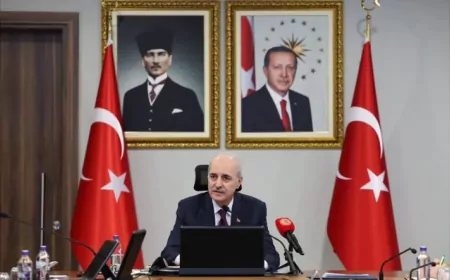 TBMM Başkanı Numan Kurtulmuş: “Raşid el-Gannuşi’nin içinde bulunduğu durumun ciddiyeti göz ardı edilmemelidir”