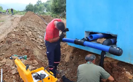 HATSU Azganlık Yaylası’nın yıllardır süren içme suyu sorununu yeni isale hattıyla çözdü