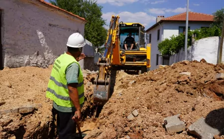 Yerkesik’te 4 Bin Metrelik İçme Suyu Hattı Yenileniyor, Kesinti ve Basınç Sorunları Önleniyor