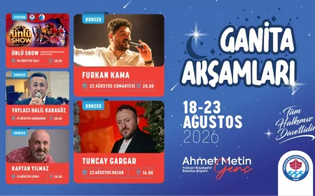 Trabzon’da Ganita Akşamları müzik, tiyatro ve komedi programlarıyla vatandaşları buluşturacak