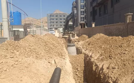 DİSKİ, Ergani’de 194 konut için 250 metre yeni kanalizasyon hattını tamamladı