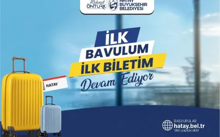 Hatay Büyükşehir Belediyesinin üniversitelilere bavul ve bilet desteği üçüncü yılında 4 bin TL yol harçlığıyla sürüyor