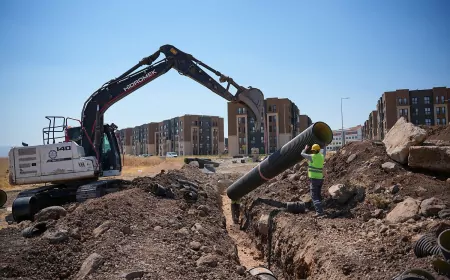 DİSKİ Oğlaklı TOKİ konutlarında taşkın riskini azaltacak yeni by-pass hattını tamamladı