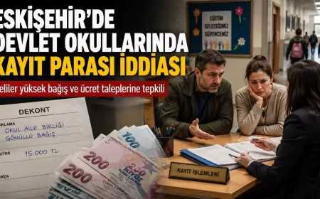 Eskişehir’de devlet okullarında “kayıt parası” tepkisi: Veliler 50 bin TL’ye varan ödeme istendiğini iddia etti