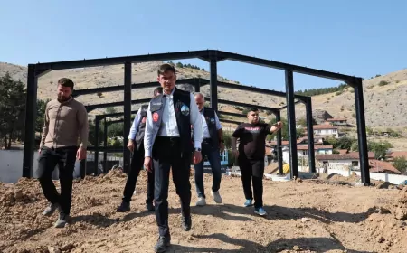 Tokat Belediye Başkanı Mehmet Kemal Yazıcıoğlu: “İkinci itfaiye istasyonumuz hızla yükseliyor”