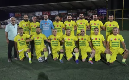 Şanlıurfa’da 35 Yaş Üstü Masterler Futbol Turnuvasında Yarı Final Heyecanı Yaşandı