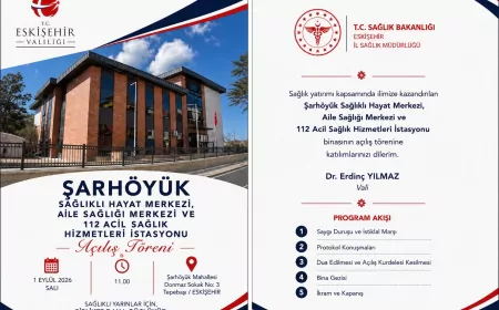 Eskişehir Şarhöyük’te üç sağlık birimi aynı merkezde hizmete açılıyor