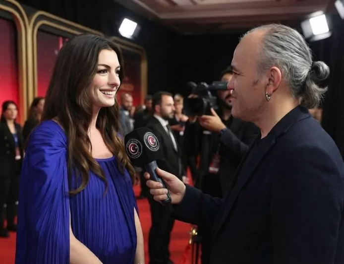Ünlü Magazin Gazetecisi Habib Aytekin’den Anne Hathaway ile özel röportaj: Disney Legend Ödülü'nde duygusal anlar yaşandı