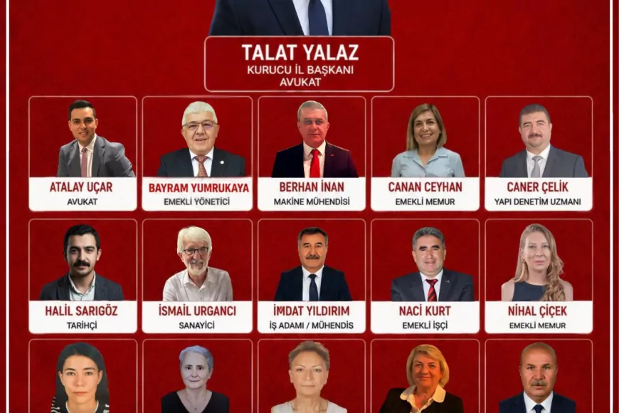 YENİ Parti Eskişehir Kurucu İl Yönetimi: “Adalet, demokrasi, liyakat ve halkın iktidarı için görevimize başlıyoruz”