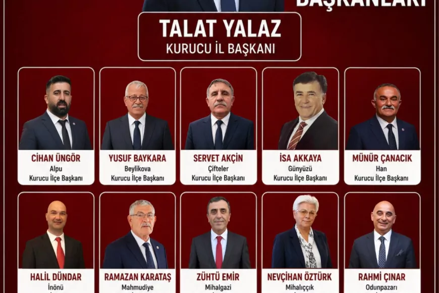 YENİ Parti Eskişehir’de kurucu il ve ilçe başkanlarıyla teşkilatlanma çalışmalarına başladı