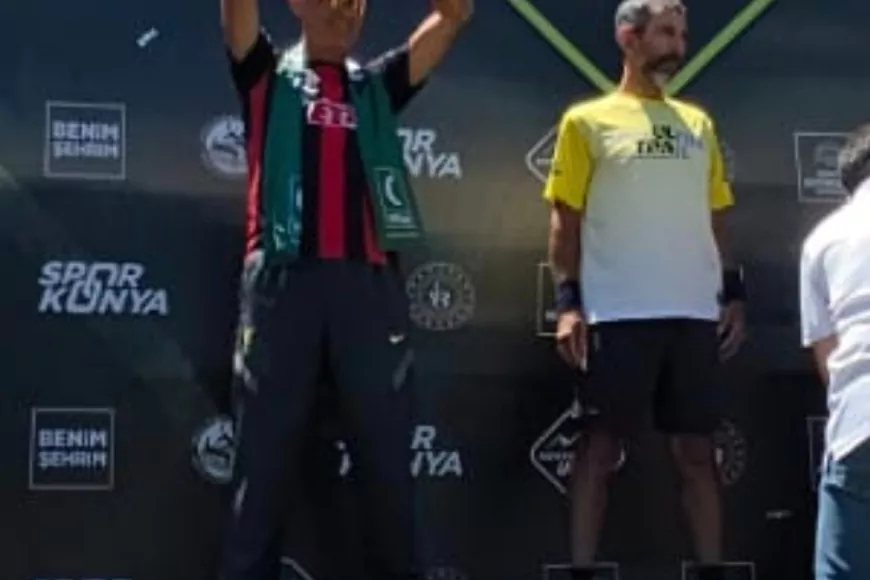 Konya Ultra Trail’de Eskişehirli atletlerden çifte kürsü: Bahar Sezer Algın birinci, Cenk Algın ikinci