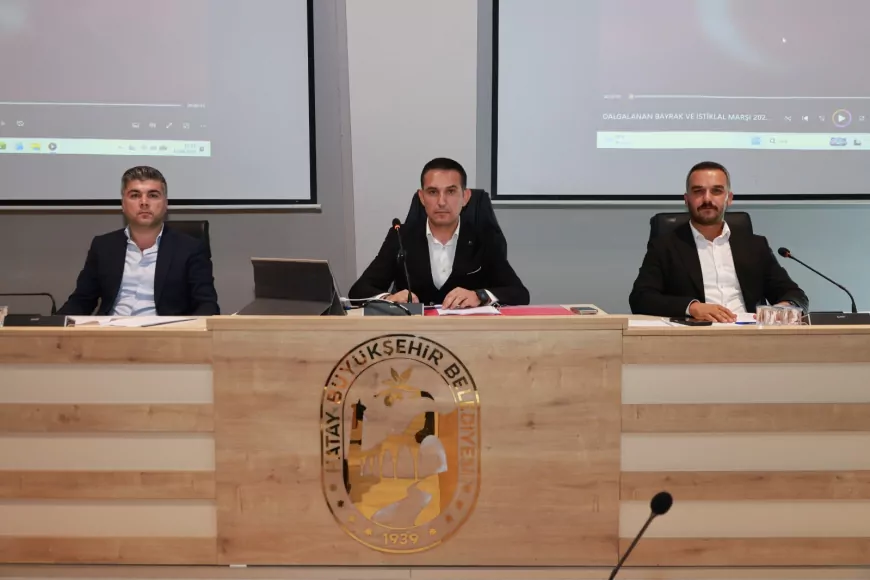 Hatay Büyükşehir Belediye Meclisi ağustos toplantısında 56 gündem maddesini görüştü, 38 madde karara bağlandı