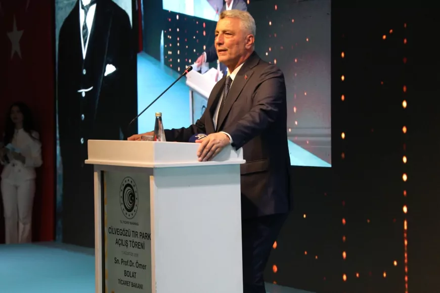 Ticaret Bakanı Ömer Bolat: “Cilvegözü Gümrük Kapısı Tır Parkı 1200 tıra ev sahipliği yapıyor”