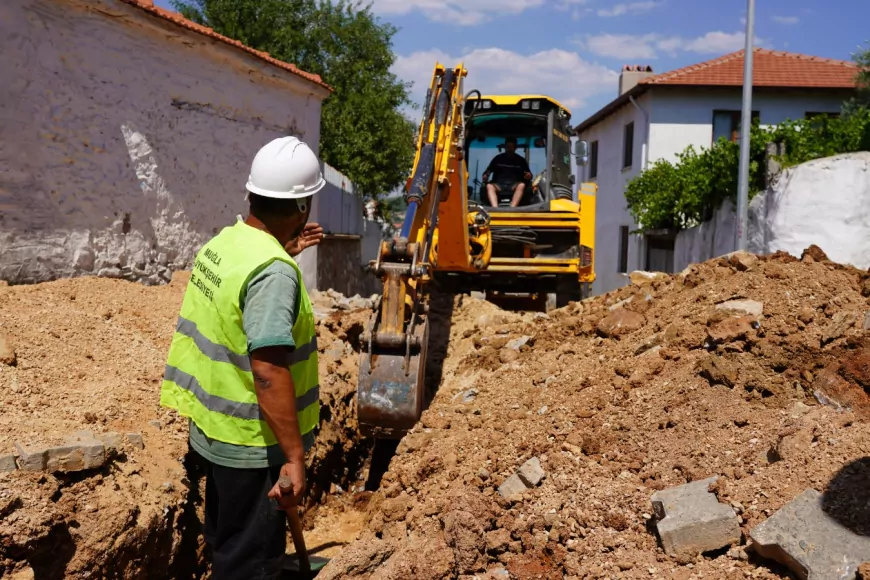 Yerkesik’te 4 Bin Metrelik İçme Suyu Hattı Yenileniyor, Kesinti ve Basınç Sorunları Önleniyor