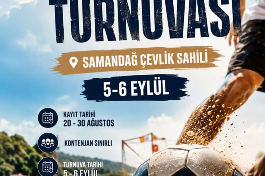 Hatay Büyükşehir Belediyesi Çevlik Sahili’nde Plaj Futbolu Turnuvası düzenleyecek