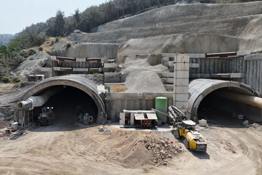 Hatay’da Amanos Tünellerinde Çalışmalar İlerliyor İskenderun-Antakya Arası 10 Dakikaya İnecek