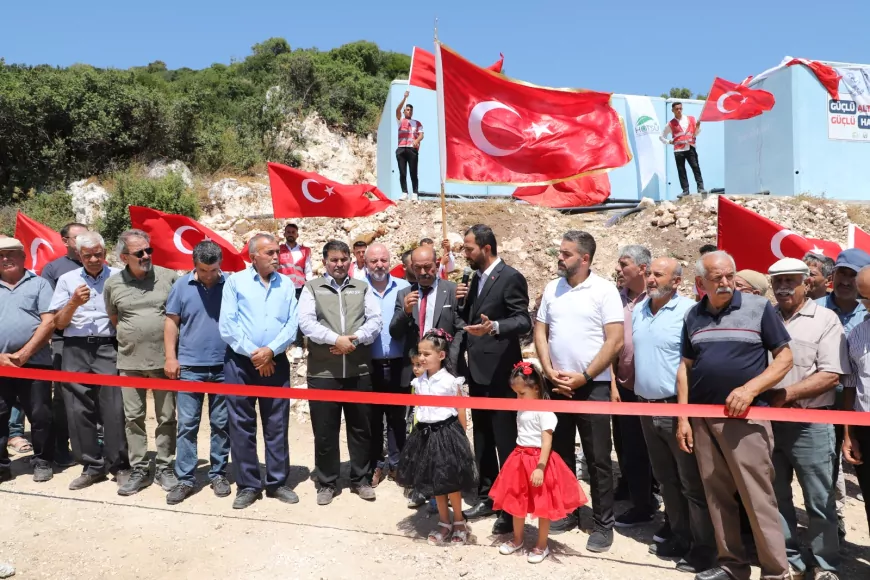 Yayladağı’nın içme suyu altyapısı HBB yatırımlarıyla güçlendiriliyor