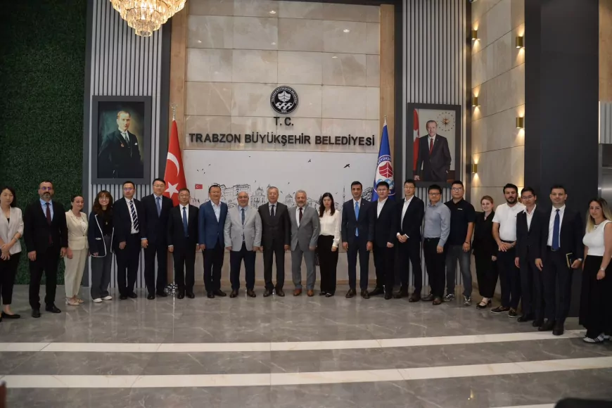 Trabzon Büyükşehir Belediyesi Çinli yatırımcılarla yeni iş birlikleri için masaya oturdu