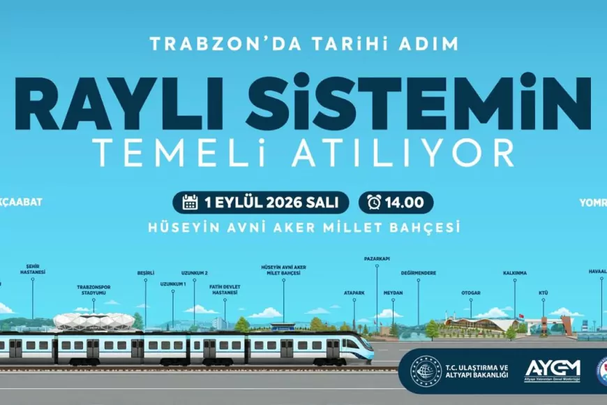 Trabzon Büyükşehir Belediye Başkanı Ahmet Metin Genç: “Raylı sistem Trabzon’un ulaşımda önümüzdeki 150 yılına yön verecek”