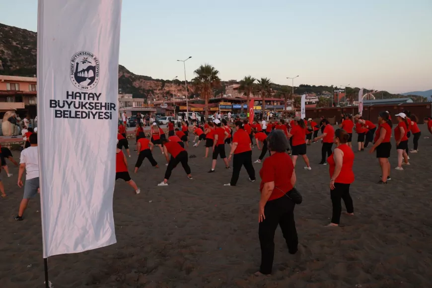 Hatay Büyükşehir Belediyesi Her Yaştan Vatandaşı Sabah Sporu Etkinlikleriyle Sağlıklı Yaşama Teşvik Ediyor