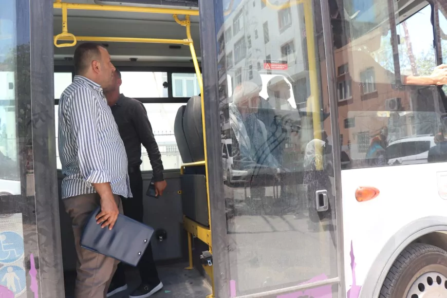 Şanlıurfa'da Toplu Taşımada Klima Denetimleri Sıklaştırıldı Kurallara Uymayan Sürücülere Ceza Uygulandı