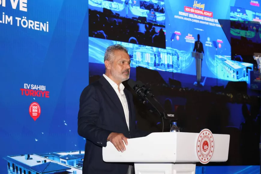 Çevre, Şehircilik ve İklim Değişikliği Bakanı Murat Kurum: “Hatay’da sosyal konutlarla birlikte yeni yaşam ve ticaret alanlarını hayata geçiriyoruz”